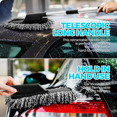 ALFLOD detail brushes for precise cleaning in wheel hubs and grilles.