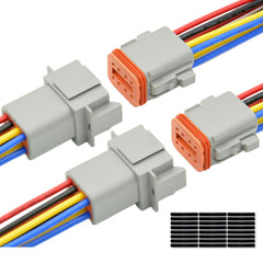 ALFOCI Deutsch 8-pin male connector for reliable automotive wiring