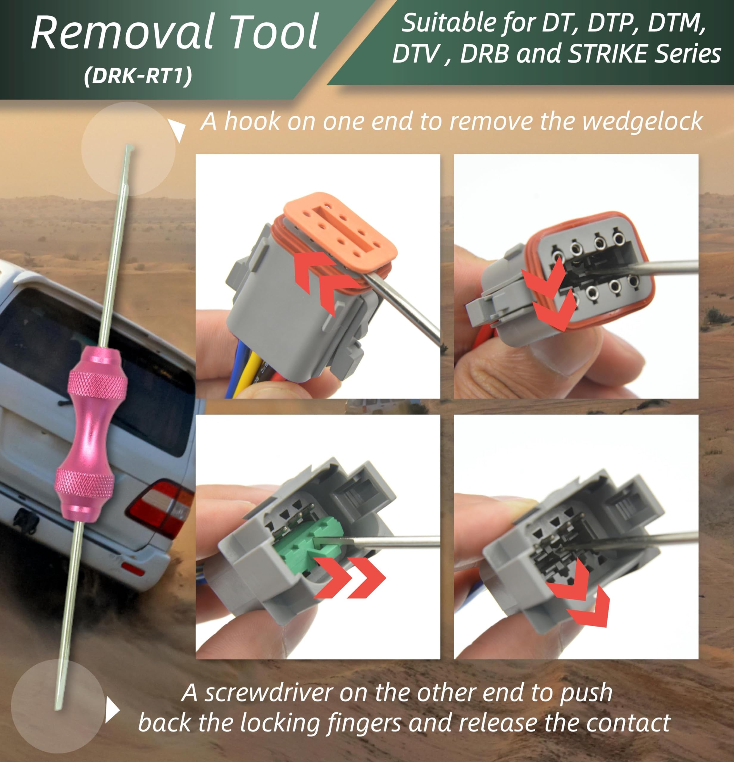 ALFOCI DT crimp tool enables precise, consistent crimps for durable seals.