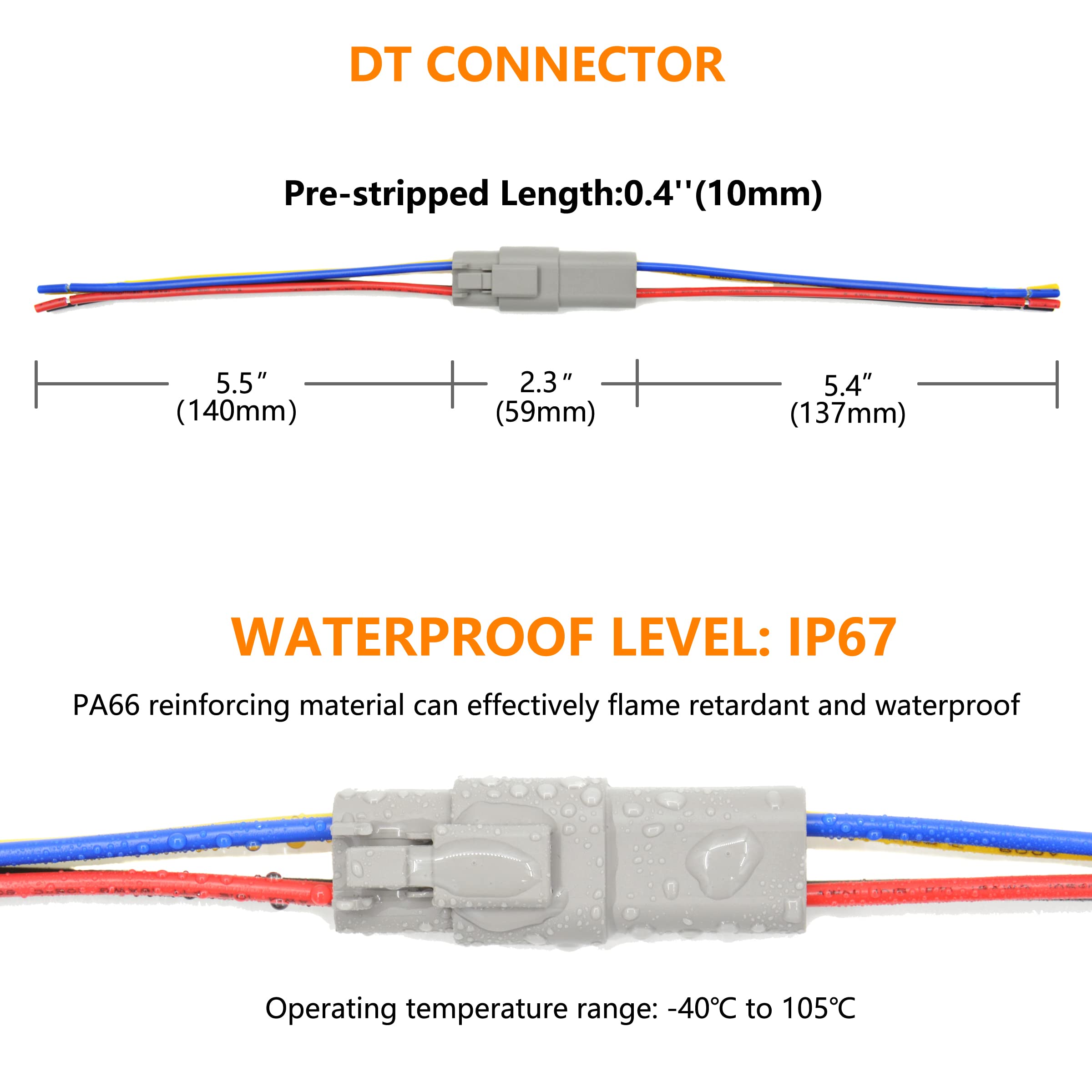 ALFOCI dt04-6p dt06-6s assembly close-up showing secure crimp connections