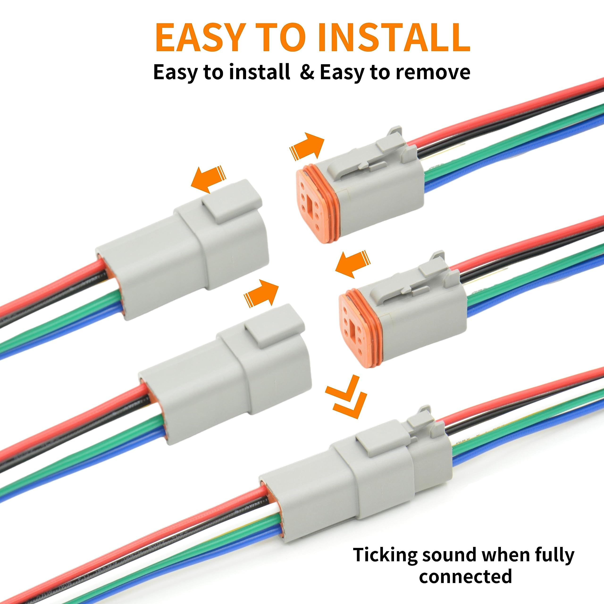 ALFOCI plug-and-play connectors enable quick installation.