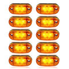ALFU amber front LED light for trailers improves daytime visibility.