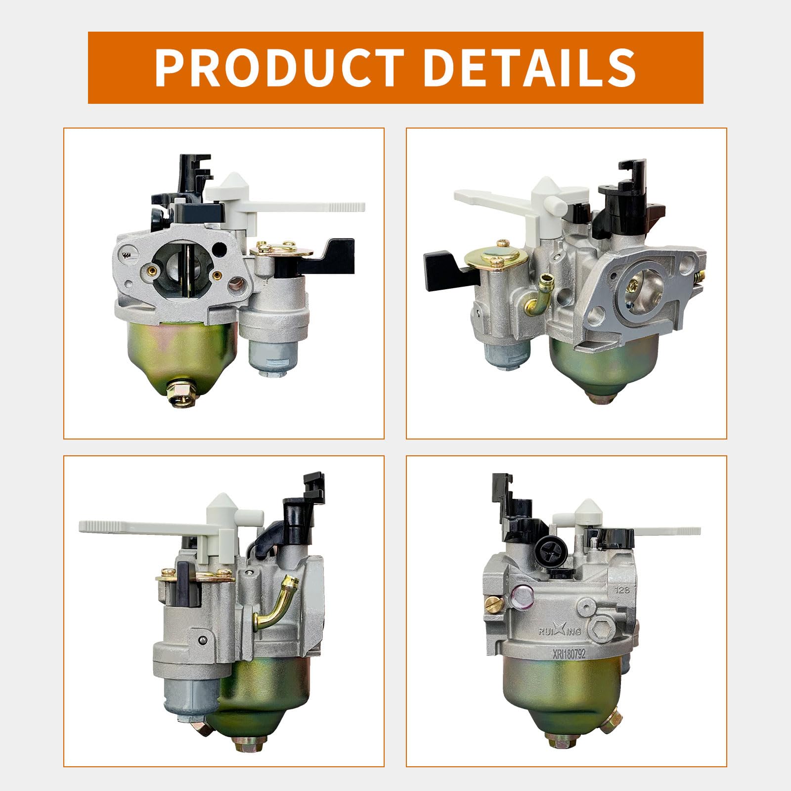 ALFUL Ruixing carburetor fuel line and filter for clean, steady fuel flow.