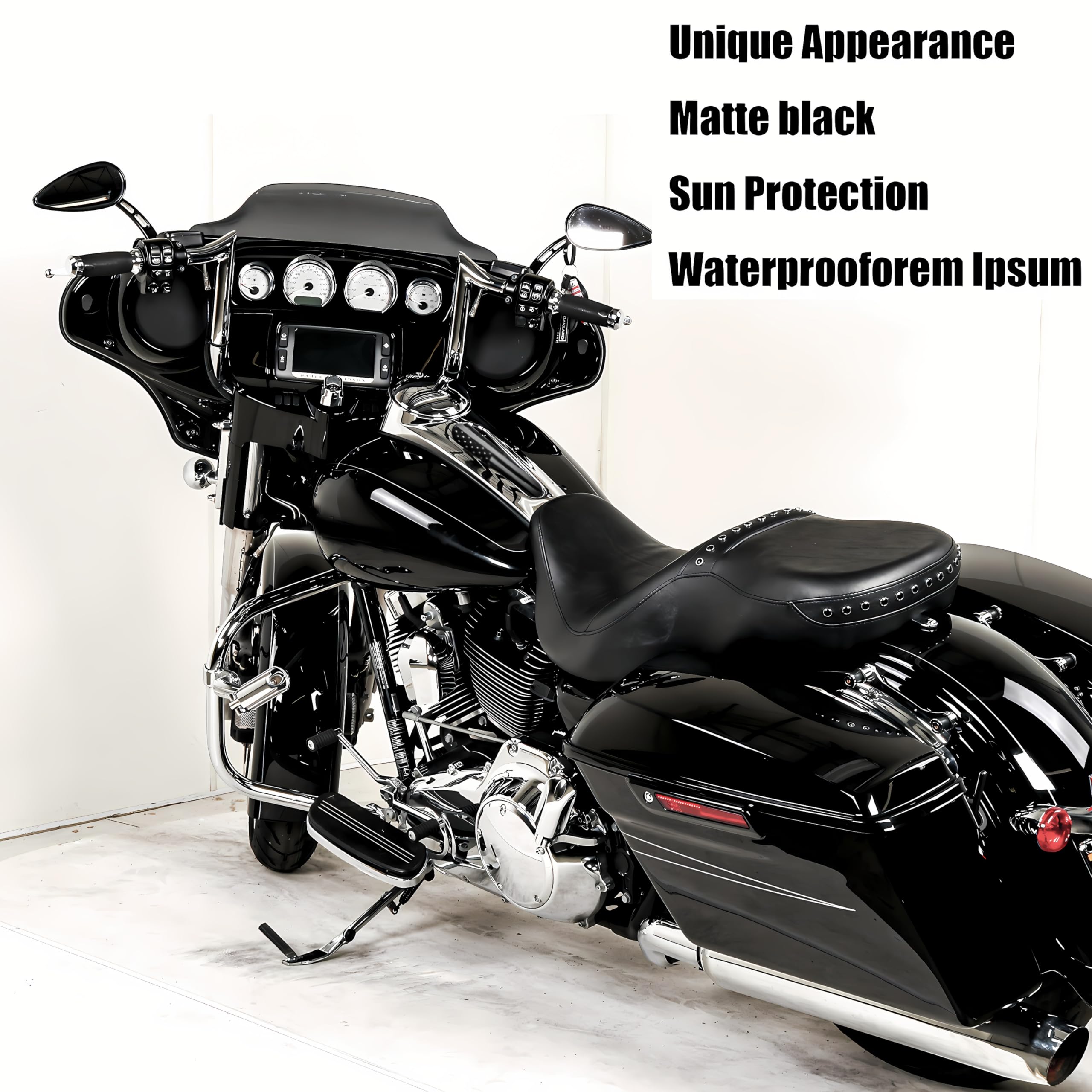 Alicatong dash insert installed on Road Glide for easy upgrade option.