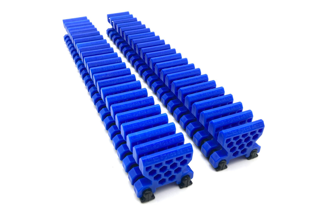 Alien Space Saver 42-wrench organizer blue shows adjustable dividers for easy wrench access.