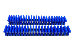 Alien Space Saver V2 blue organizer highlights slide dividers holding wrenches upright.