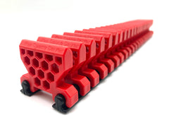 Alien Space Saver polymer dividers assemble for flexible layout.