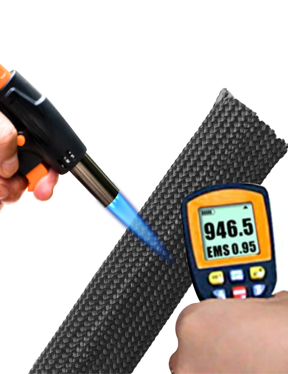 Alioncar sleeve cut-to-length demonstrates easy sizing for spark plug wires.