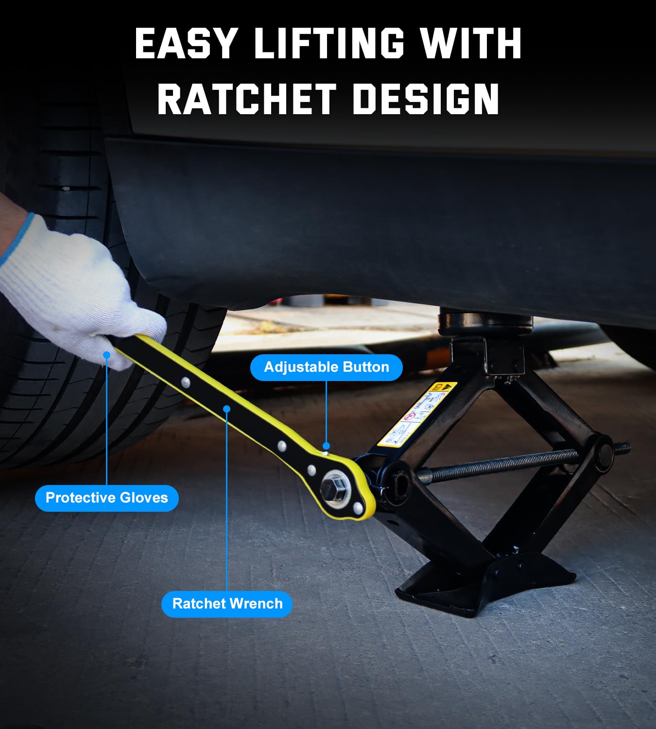 ALIXUEQIN lug wrench for fast wheel removal during tire changes.