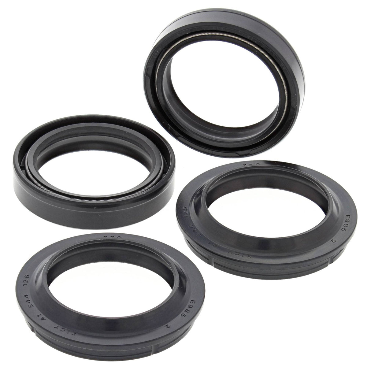 All Balls fork-dust-seal-kit overview showing OEM-style reliability for motorcycle forks.