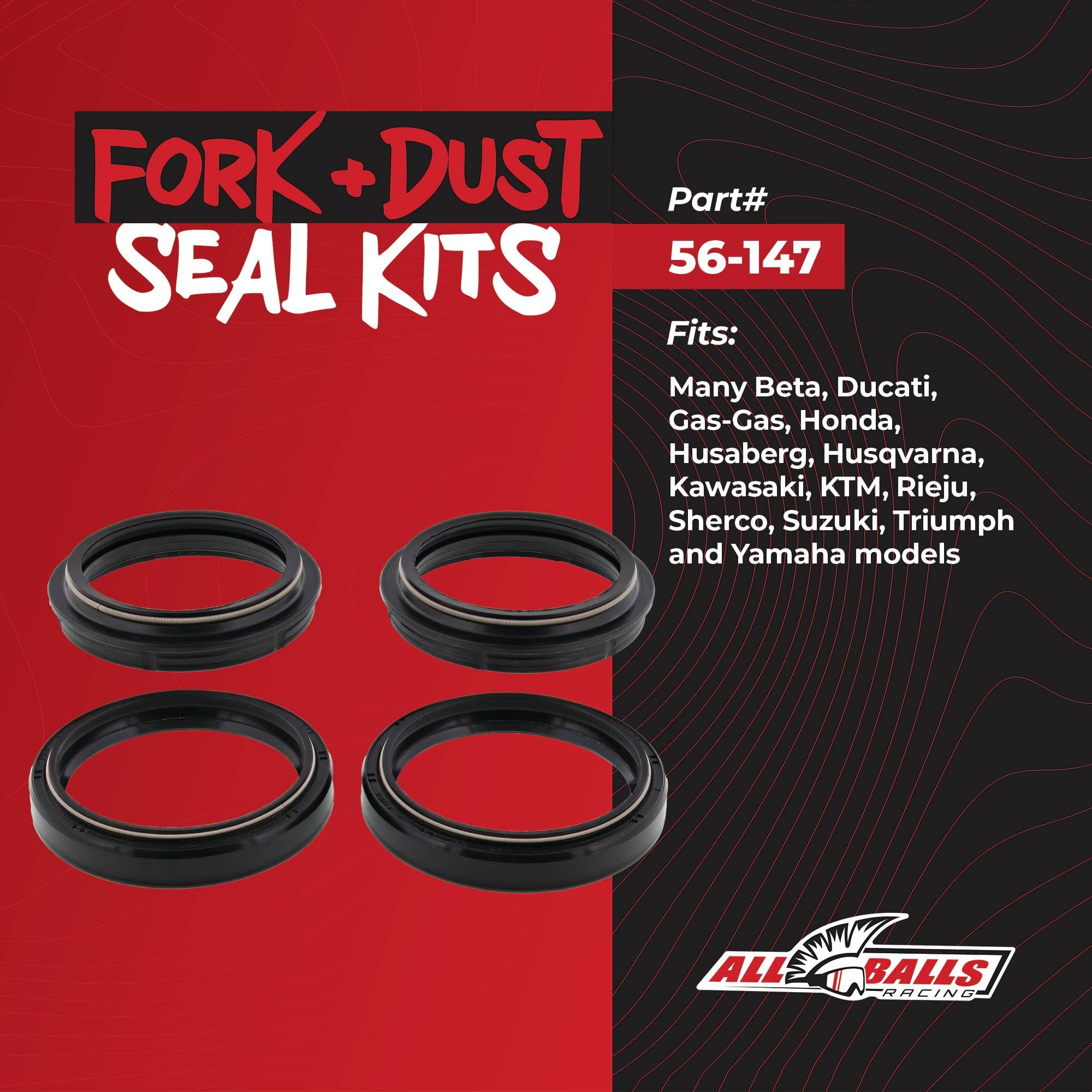 All Balls Racing 56-147 compatibility note highlights model range