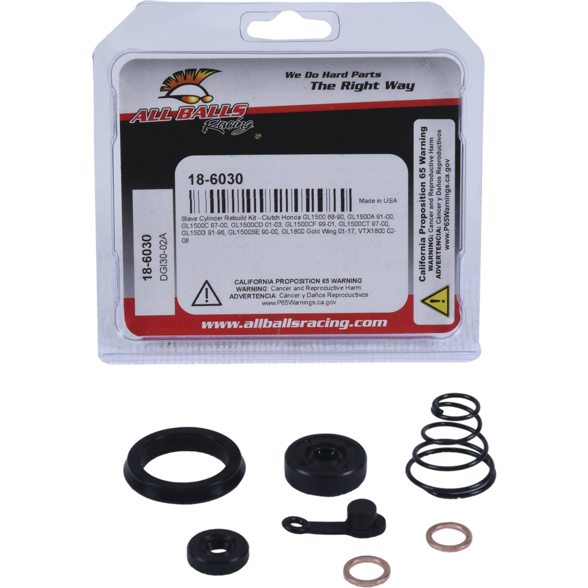 All Balls kit with tools and hardware for easy installation