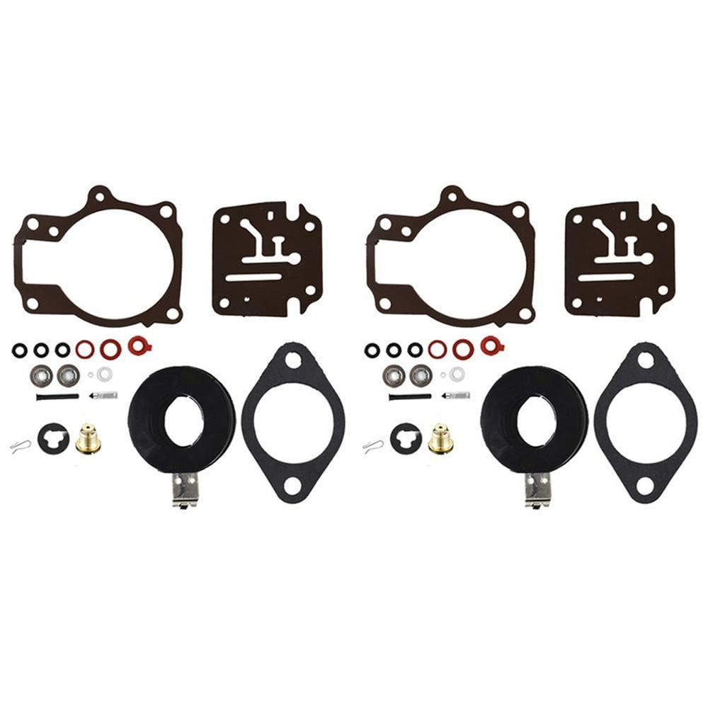 ALL-CARB 2-pack carb repair kit front view for Johnson Evinrude engines, promoting reliable performance.