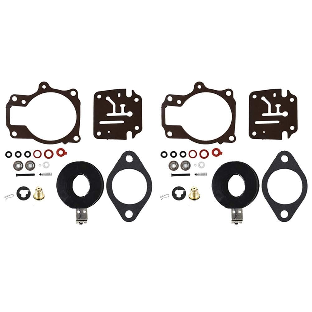 ALL-CARB 2-pack carb repair kit front view for Johnson Evinrude engines, promoting reliable performance.