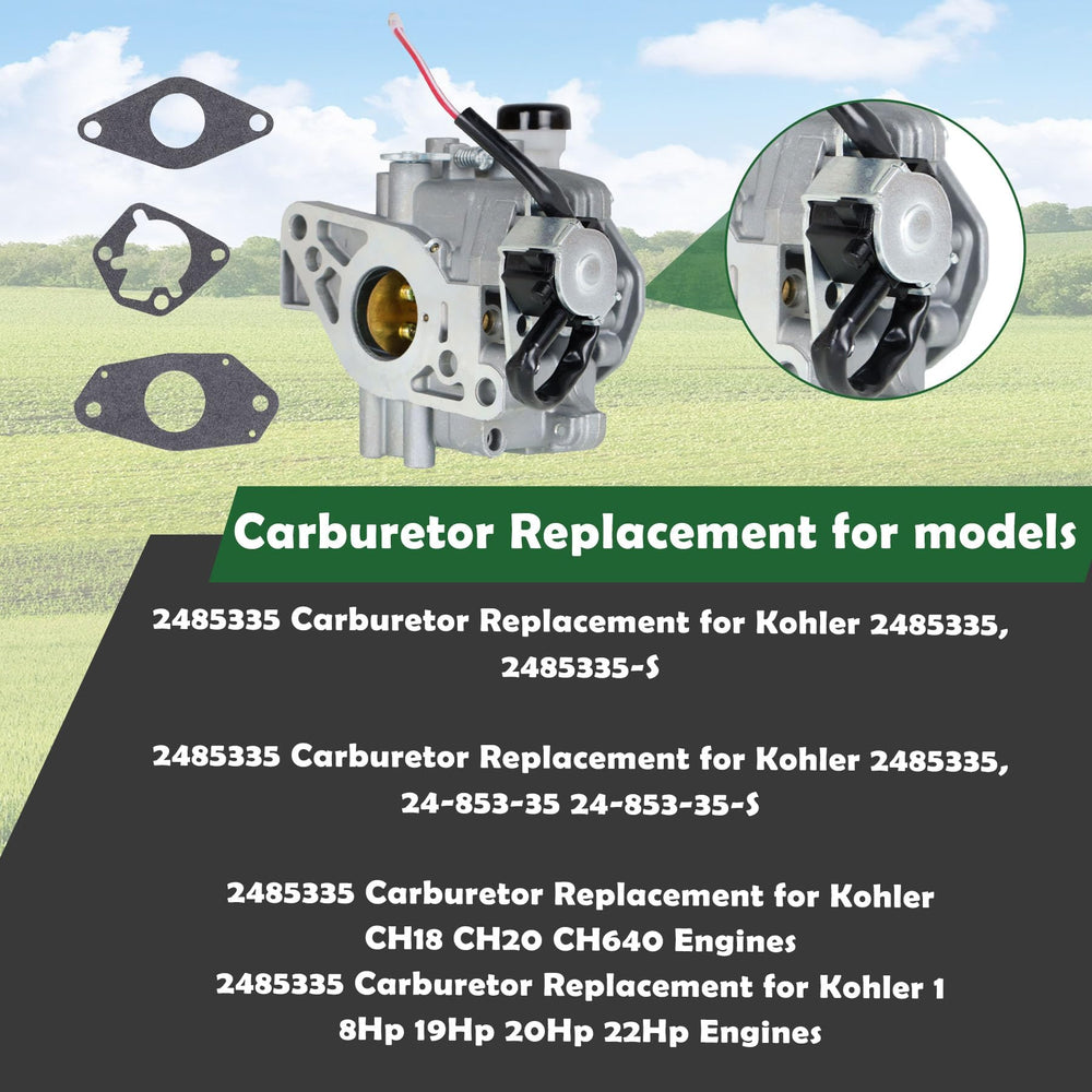 ALL-CARB 24-853-32-S mounted with Kohler engines for smooth operation.