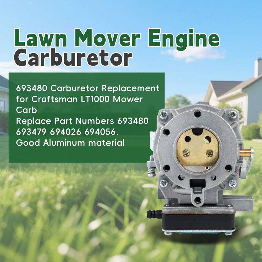 ALL-CARB carburetor for Briggs Stratton 694026/694056 shows broad compatibility across models.
