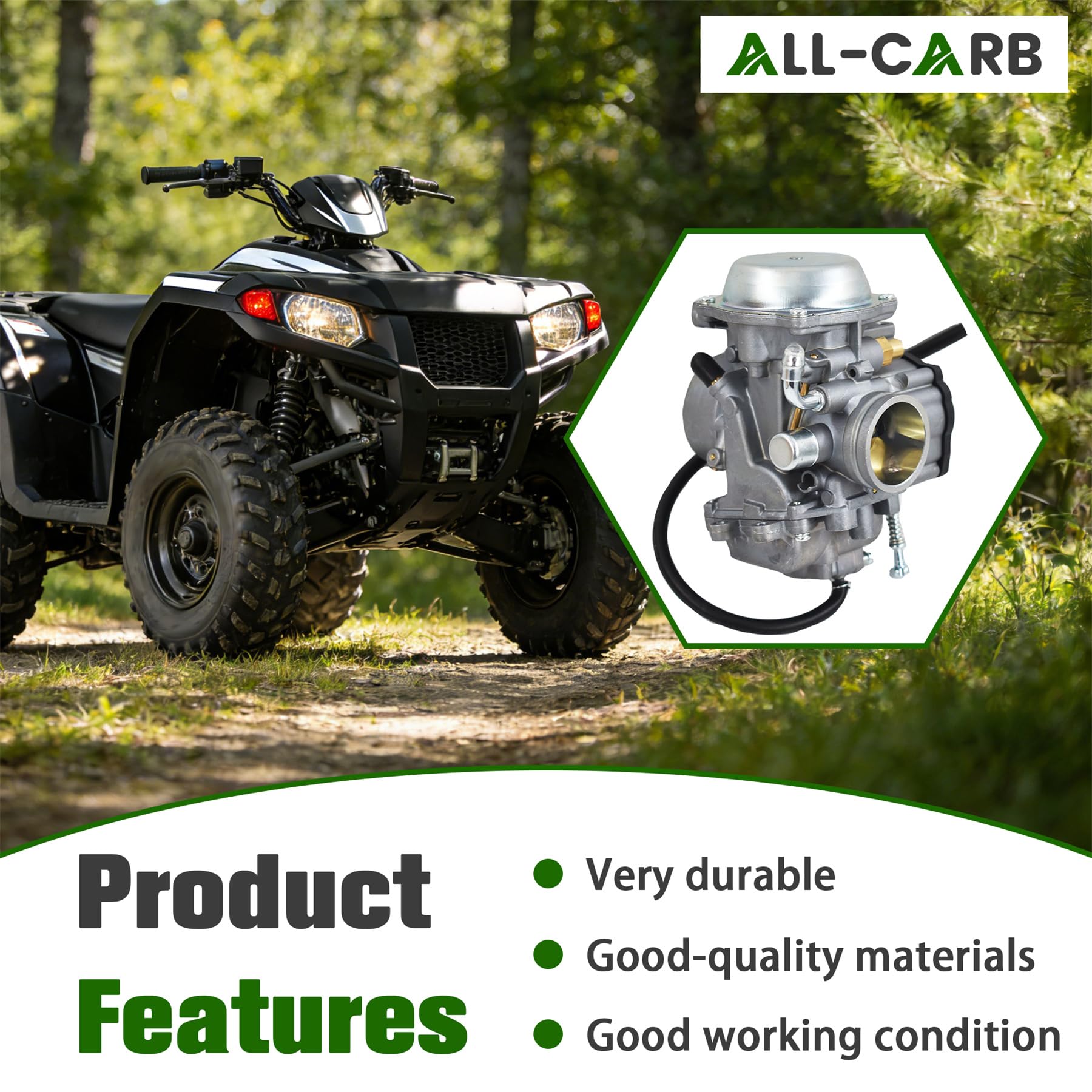 ALL-CARB carburetor installation-fitment view indicates straightforward replacement.