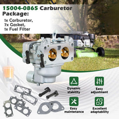 ALL-CARB assembly kit top view including gasket and filter