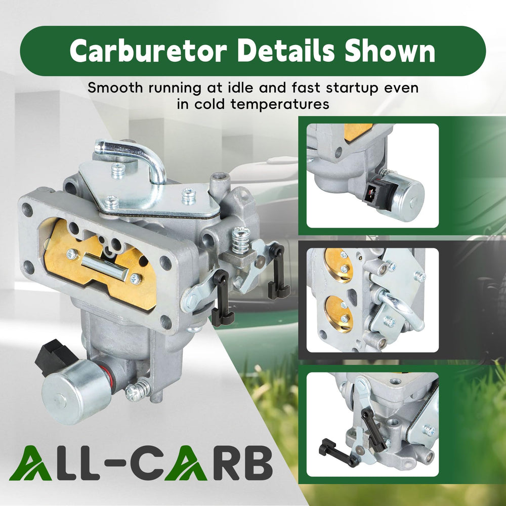 ALL-CARB compatibility label highlights Kawasaki model range