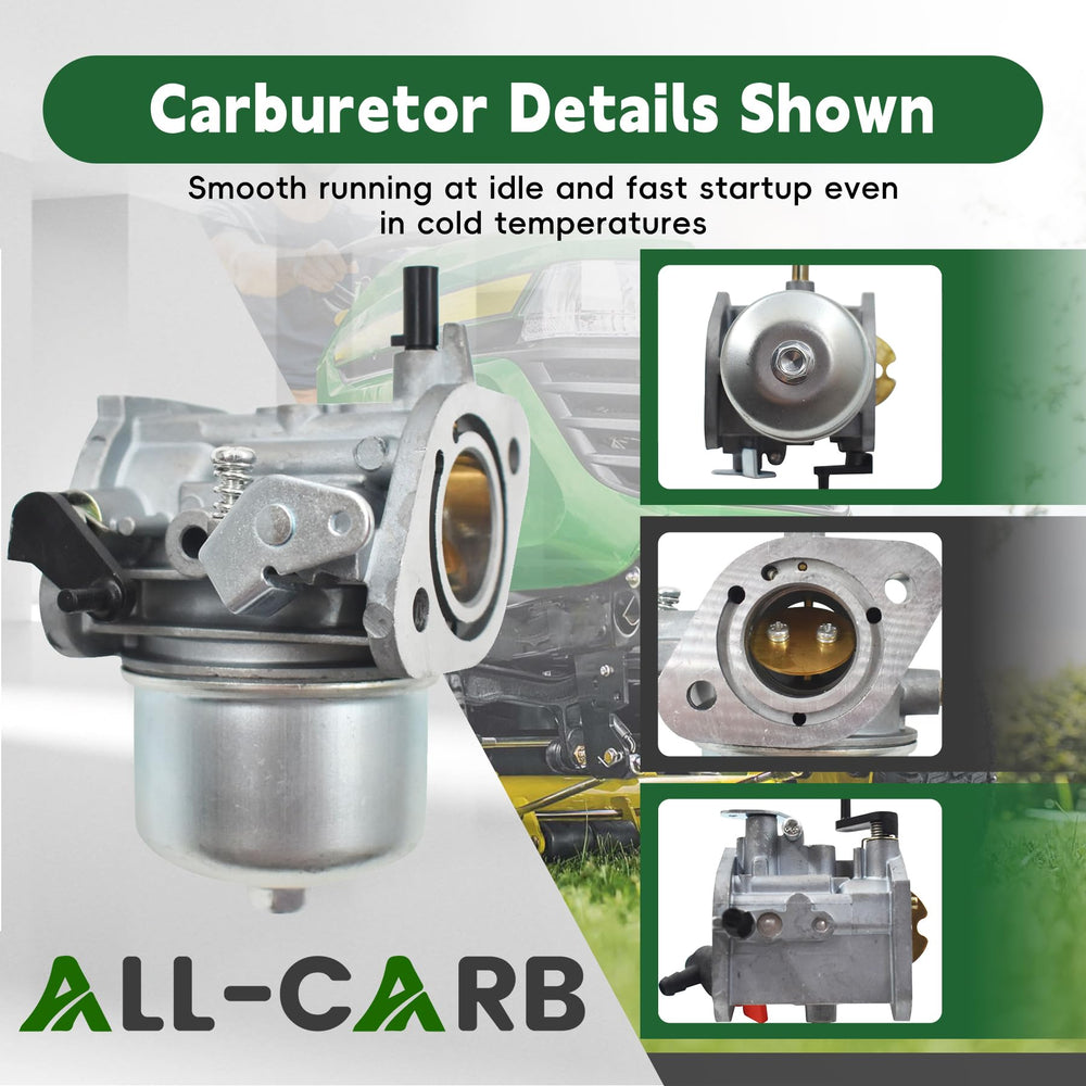 ALL-CARB Kawasaki FS481V carburetor packaging shows complete assembly for quick replace-and-go.
