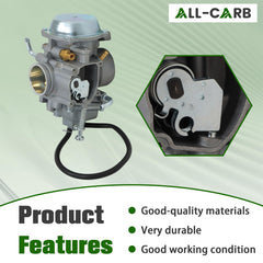 ALL-CARB Polaris Magnum 425 top view carburetor for efficient air flow and lasting service.