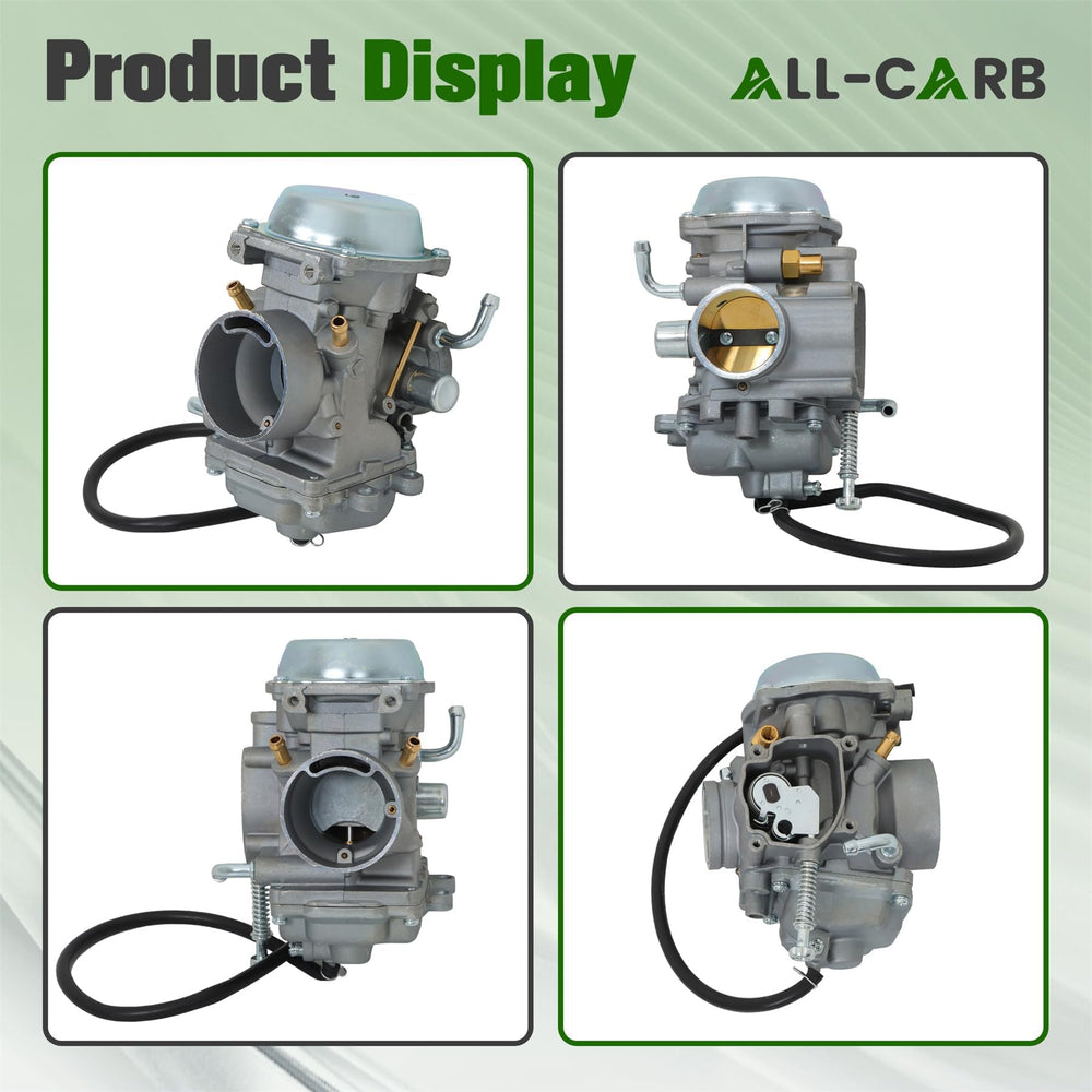 ALL-CARB Polaris Worker 335 assembly closeup shows robust finish for long-lasting compatibility.