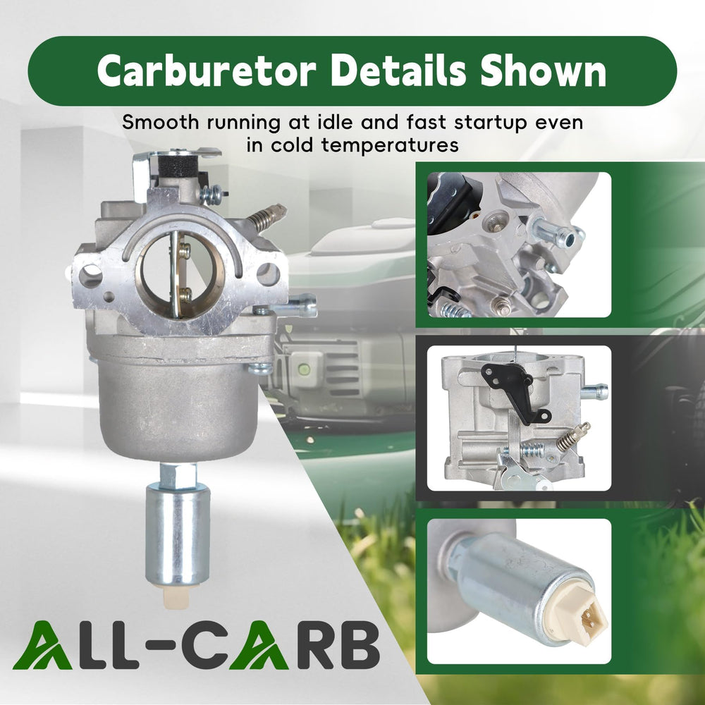 ALL-CARB carburetor replacement for LA125 D110 L100 17HP engines maintains steady performance.
