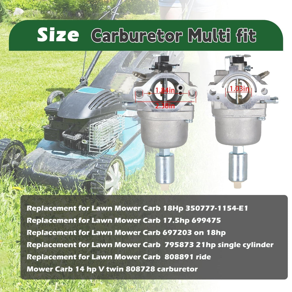 ALL-CARB carburetor replacement for LA105 riding mower restores smooth operation.