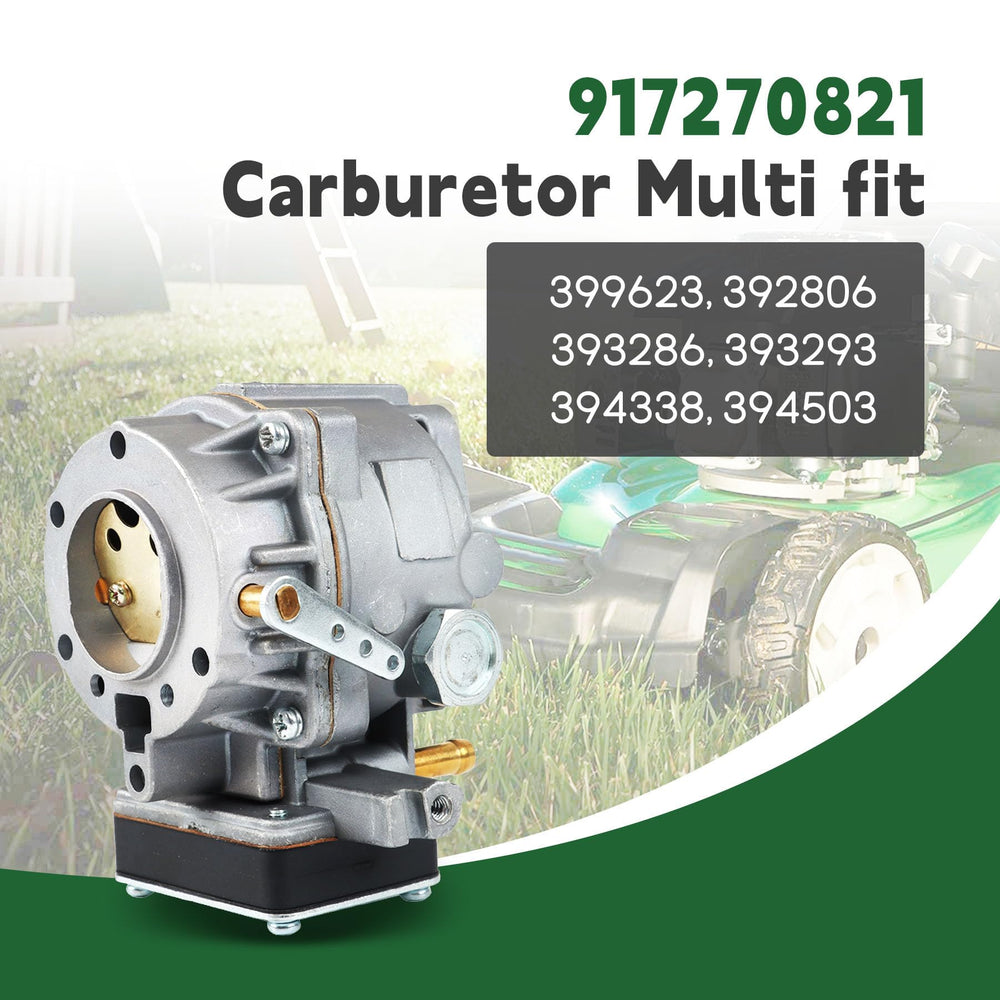 ALL-CARB fuel filter included supports cleaner fuel flow through the carburetor.