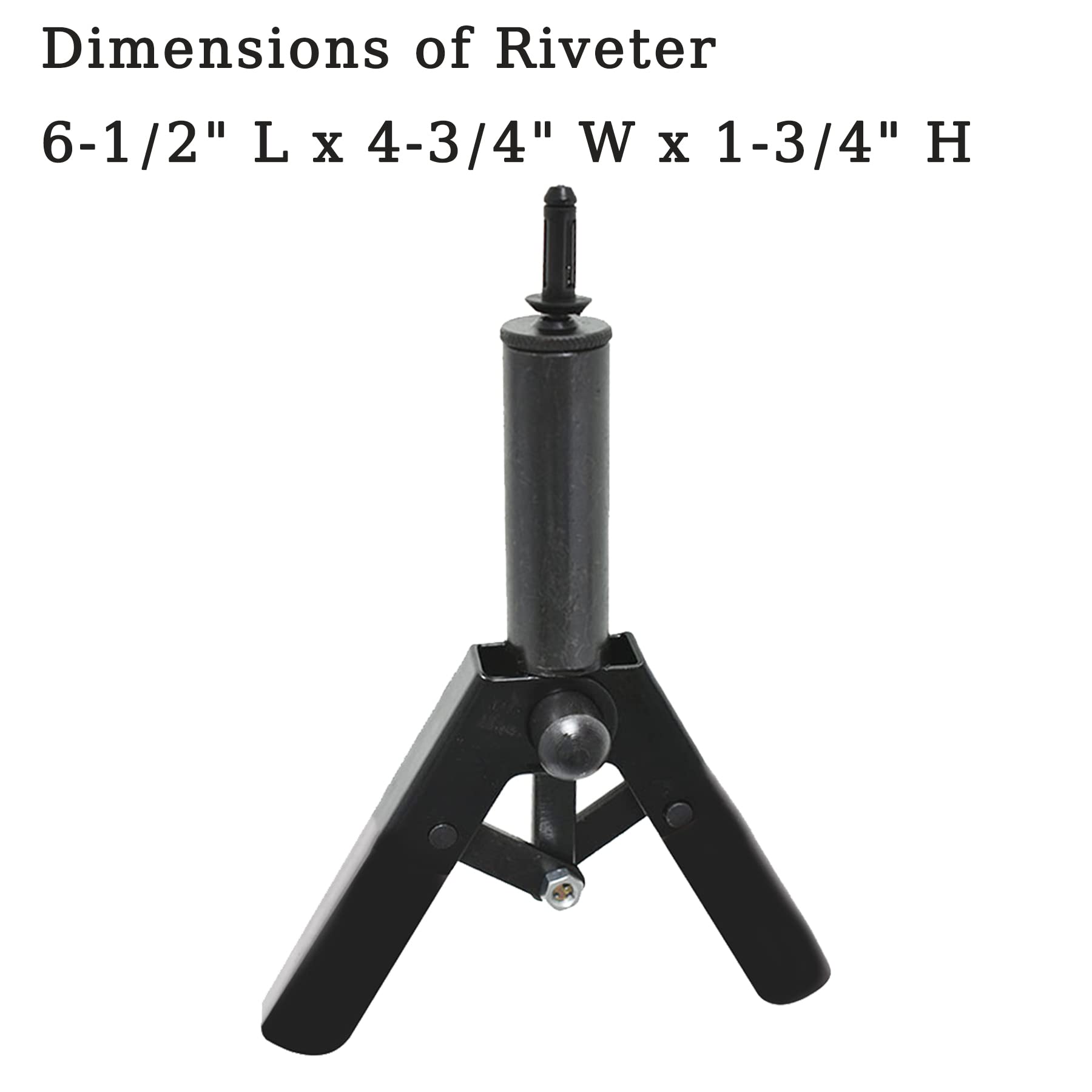 ALL-CARB self-adjusting jaws ensure precise rivet placement with a single stroke