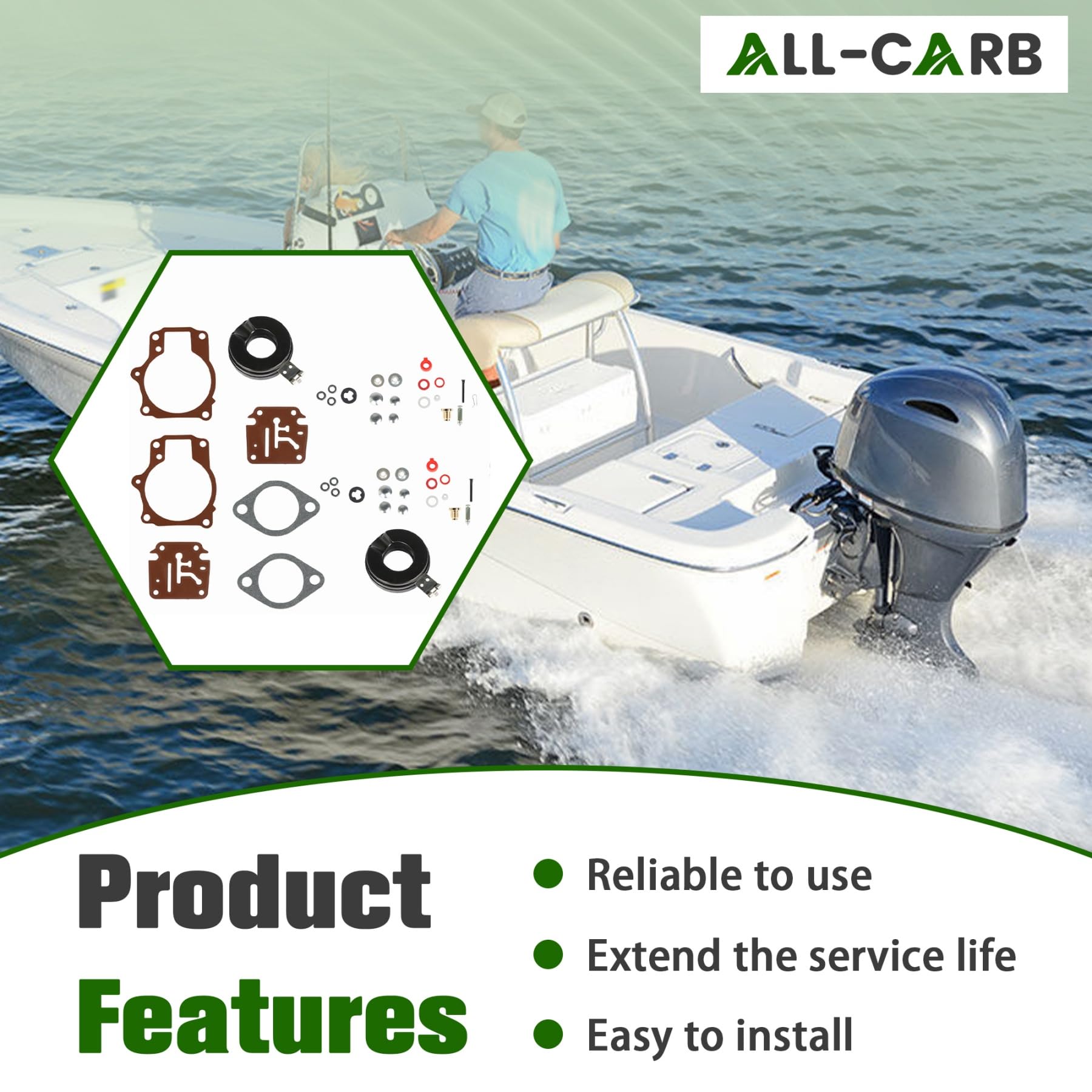 ALL-CARB trusted kit in-water test scenario demonstrating potential carb performance improvements.