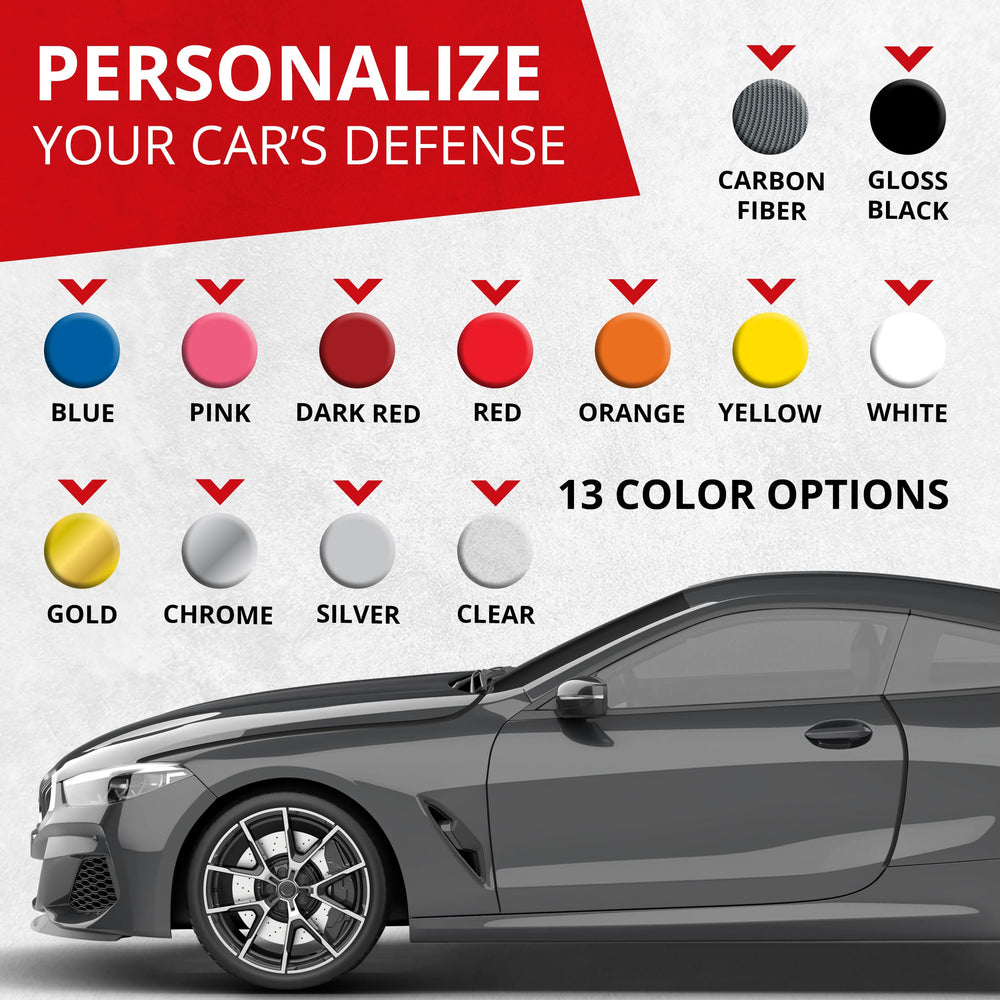 All-Fit Automotive black color option for a sleek look.