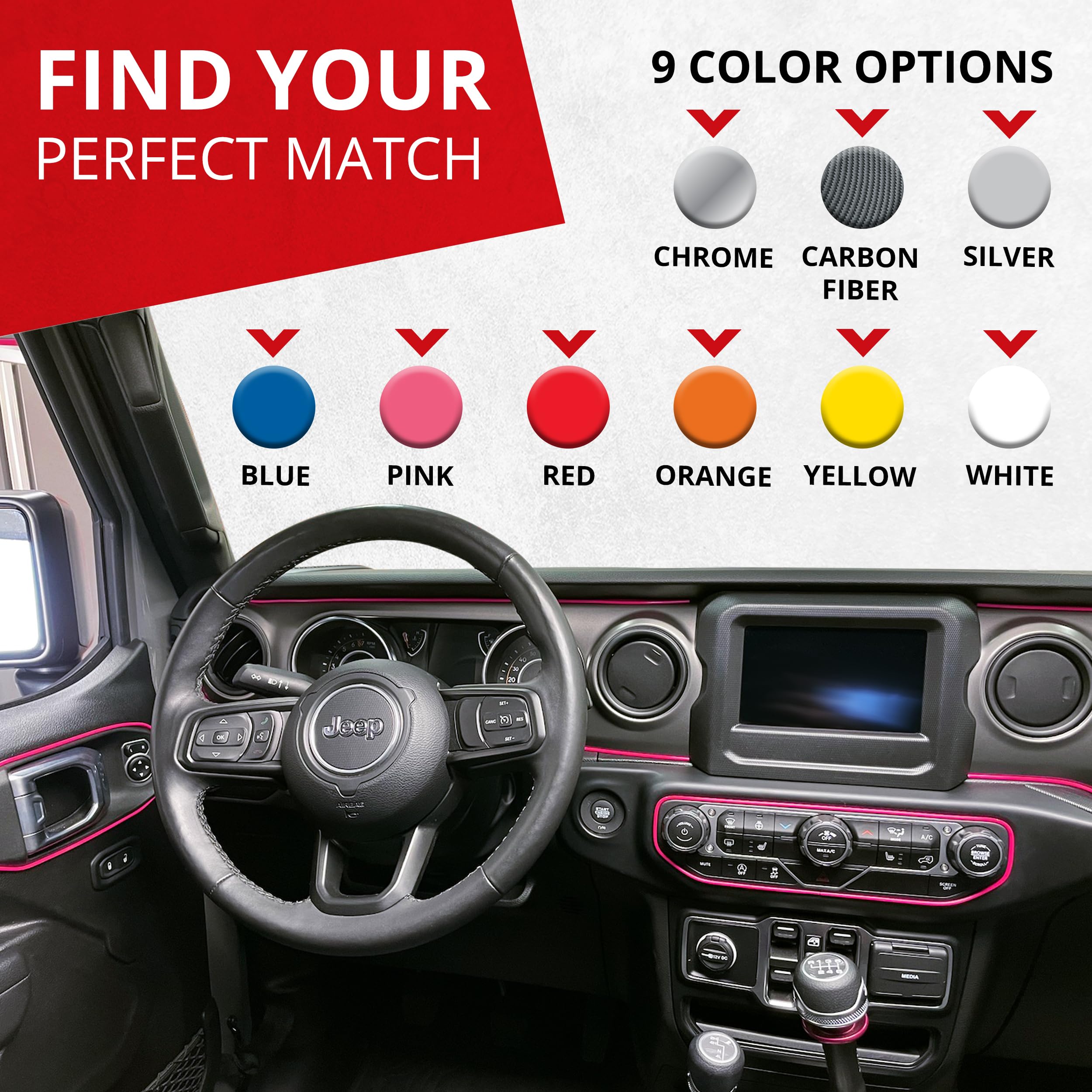 All-Fit Automotive easy DIY installation without trim tool required.