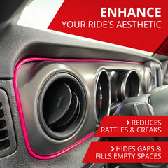 All-Fit Automotive universal-fit trim used across cars, trucks, SUVs.