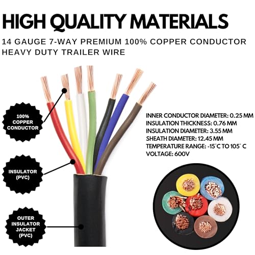 All Star Truck Parts 100ft roll trailer cable for flexible installation on longer rigs.