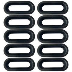 All Star Truck Parts 6-inch oval grommet pack ready for light mounting