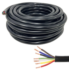 All Star Truck Parts 7-way conductor wire 50ft roll supports durable trailer connections.