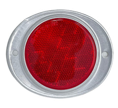 All Star Truck Parts aluminum-base round reflector with rustproof base for durable mounting.