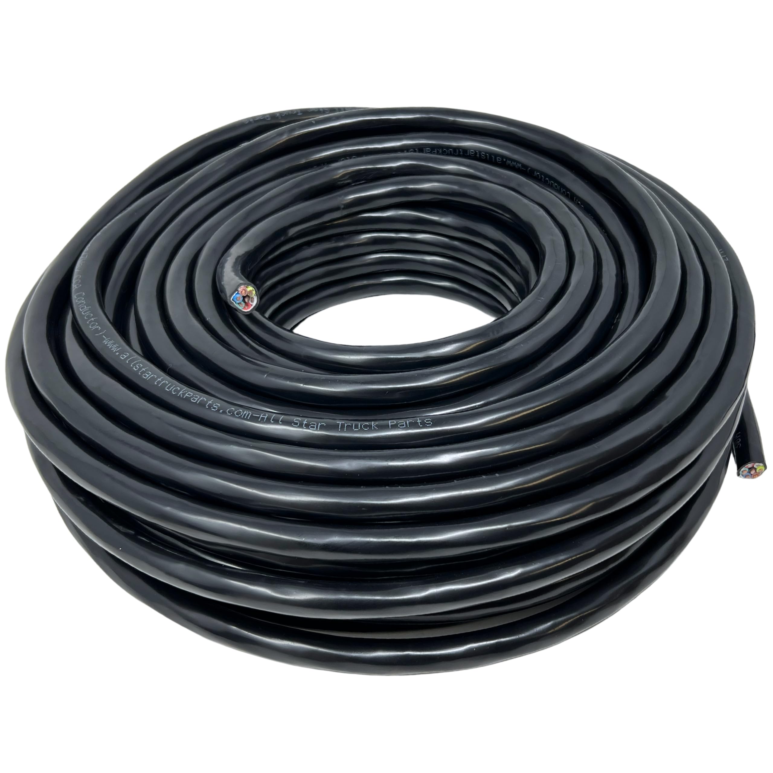 All Star Truck Parts DOT FMVSS 108/SAE approved trailer cable enables simple hookups.