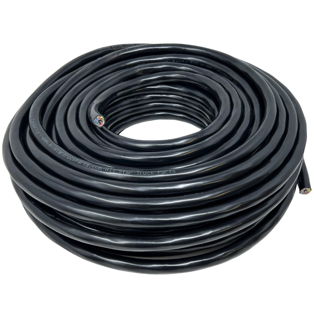 All Star Truck Parts DOT FMVSS 108/SAE approved trailer cable enables simple hookups.
