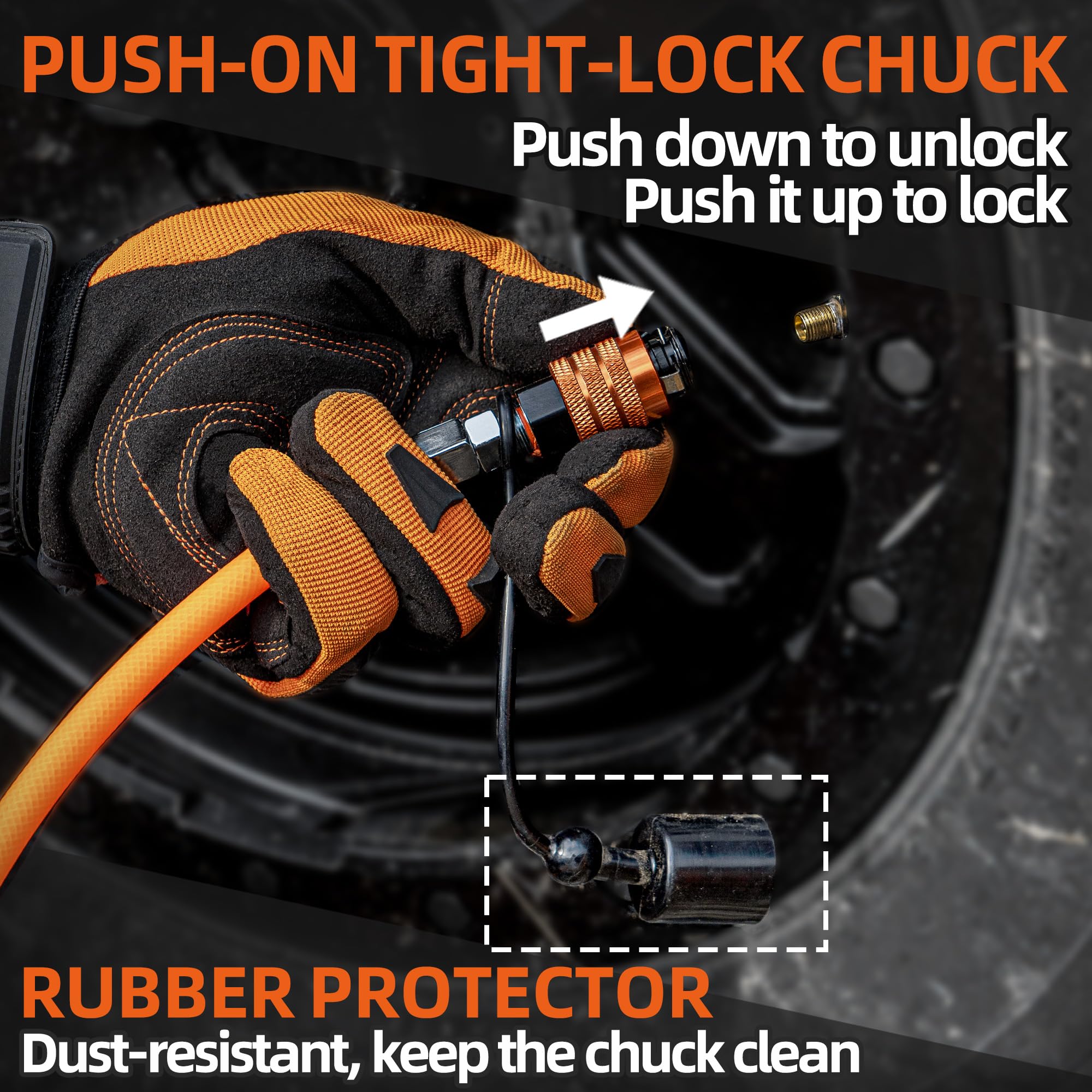 ALL-TOP quick-stop slider for controlled pressure changes.