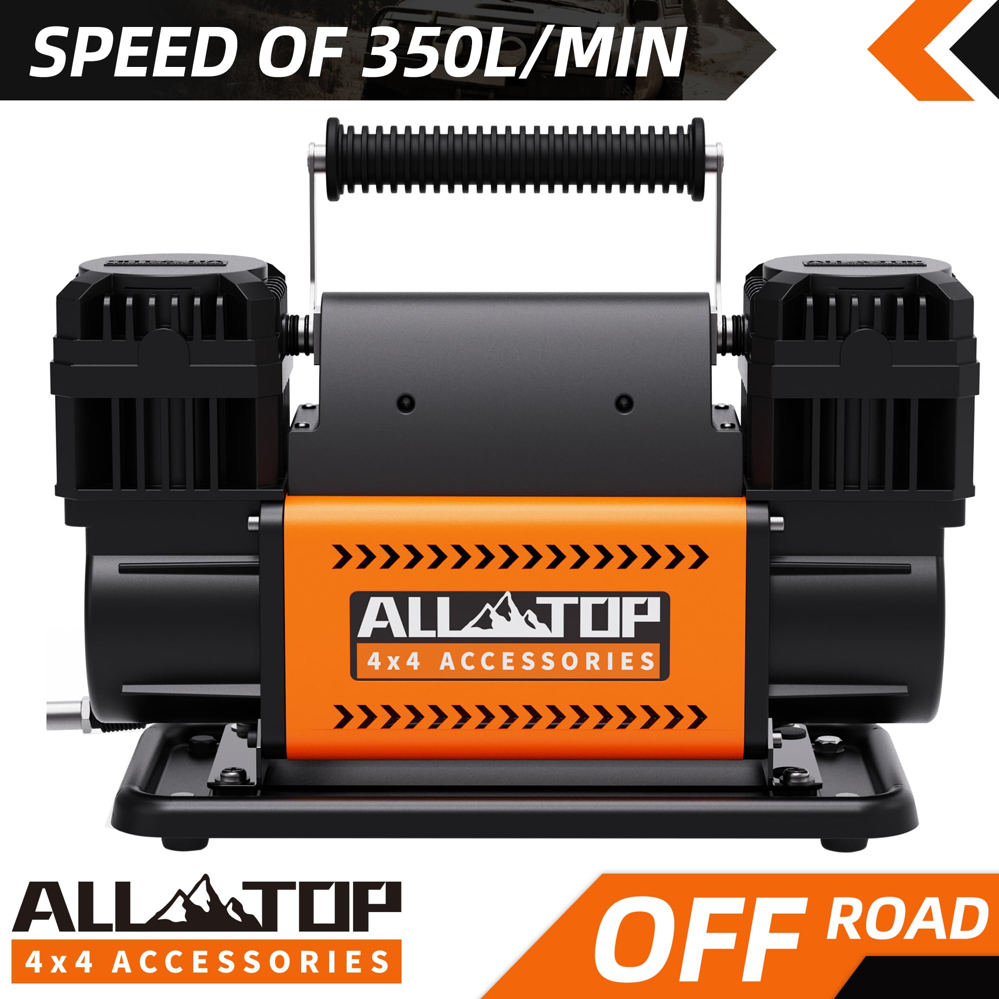 ALL-TOP digital tire inflator with gauge shows precise pressure during inflation