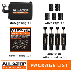 ALL-TOP offroad 4x4 air-down tool neatly packaged and ready for use
