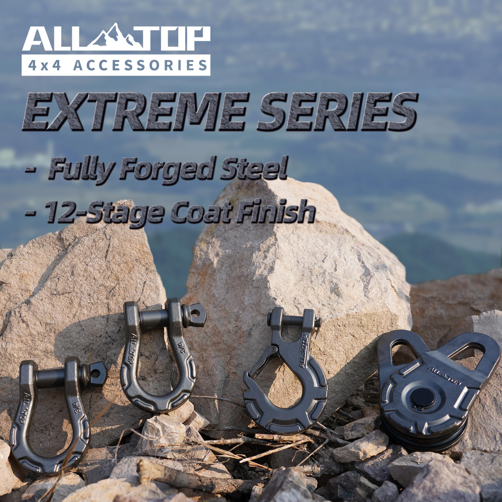 ALL-TOP coating resists weather and wear for long-lasting durability.