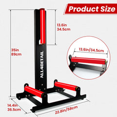 All4DETAIL 360° stand side view highlights stable, heavy-duty construction for tough wheel tasks