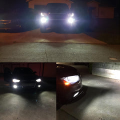 PSX24W 2504 fog bulbs deliver 360° light output for wider visibility.