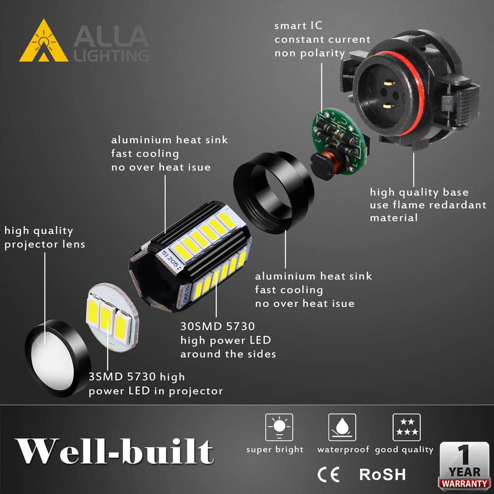 6.5W per bulb for bright output with efficient energy use.