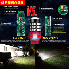 Alla Lighting T25 3156/3157 LED backup reverse lights for better parking visibility