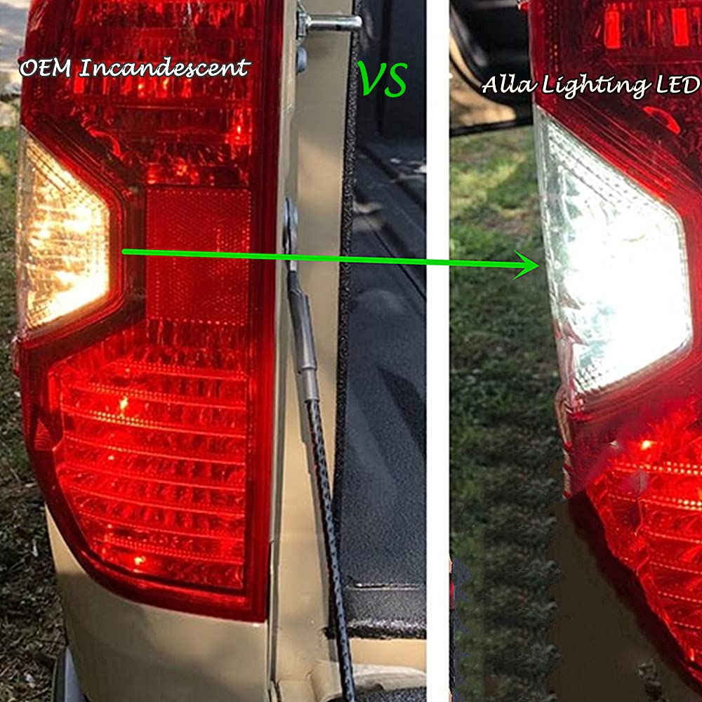 Alla Lighting T25 3156/3157 LED brake tail lights with strong rear signaling