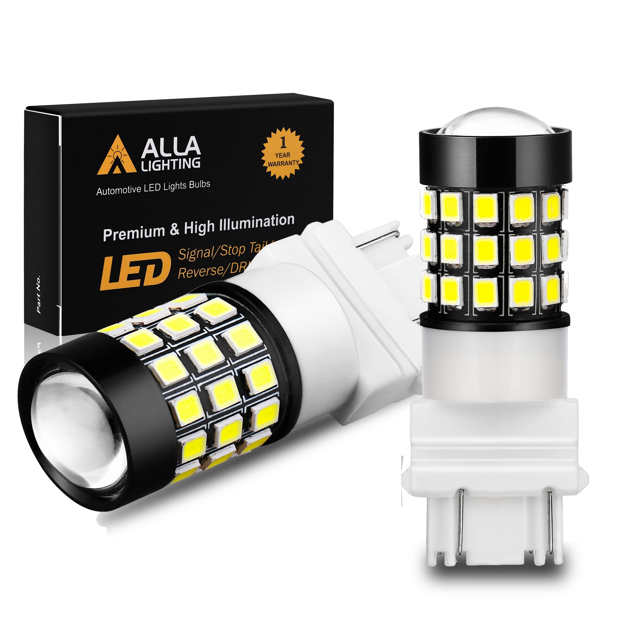 Alla Lighting T25 3156/3157 LED turn signal with 360° illumination for clear signaling